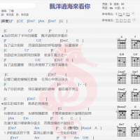 丁当《漂洋过海来看你》吉他谱分享