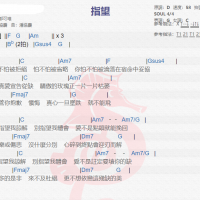 郁可唯《指望》吉他谱分享