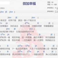 郁可唯《微加幸福》吉他谱分享