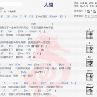 王菲《人间》吉他谱分享