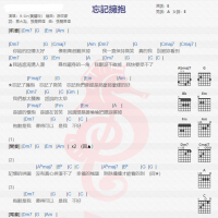 A-Lin《忘记拥抱》吉他谱分享