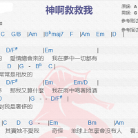 陈小春《神啊救救我》吉他谱分享