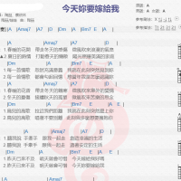 蔡依林《今天你要嫁给我》吉他谱分享