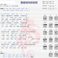 陈势安《整座城市的安慰》吉他谱分享