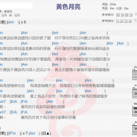 苏慧伦《黄色月亮》吉他谱分享