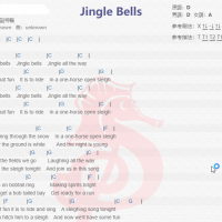 圣诞节经典英文歌曲《Jingle Bells》吉他谱分享
