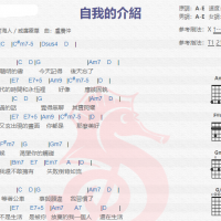 卢广仲《自我的介绍》吉他谱分享