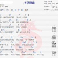 彭佳慧《相见恨晚》吉他谱分享