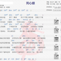 彭佳慧《死心眼》吉他谱分享