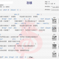 戴佩妮《怎样》吉他谱分享