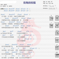 戴佩妮《街角的祝福》吉他谱分享