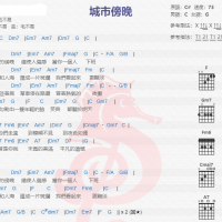 毛不易《城市傍晚》吉他谱分享