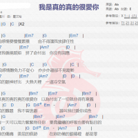 F4《我是真的真的很爱你》吉他谱分享