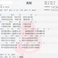 s.h.e《天灰》吉他谱分享
