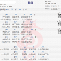 5566《枪声》吉他谱分享