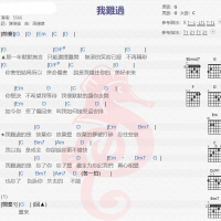 5566《我难过》吉他谱分享