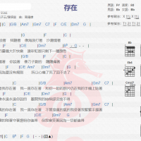 5566《存在》吉他谱分享