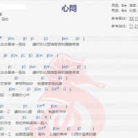 美秀集团《心闷》吉他谱分享