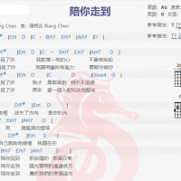 陈相合《陪你走到》吉他谱分享