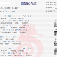 卢广仲《自我的介绍》吉他谱分享