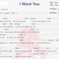 Elaine Kim《I Want You》吉他谱分享