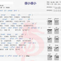 魏如萱《很小很小》吉他谱分享