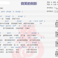 曾静玟《微笑的倒影》吉他谱分享