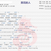 魏如萱、鲜于贞娥《卖花的人》吉他谱分享