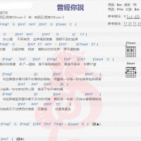 赵乃吉《曾经你说》吉他谱分享
