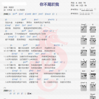 周兴哲《你不属于我》吉他谱分享