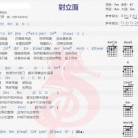 蔡依林《对立面》吉他谱分享