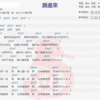 张惠妹《跳进来》吉他谱分享