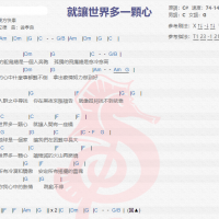东方快车《就让世界多一颗心》吉他谱分享