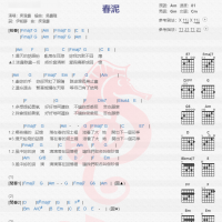 庾澄庆《春泥》吉他谱分享