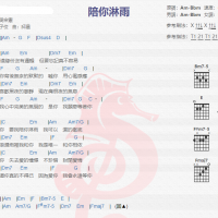 吴宗宪《陪你淋雨》吉他谱分享