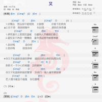 MC天佑《又》吉他谱分享