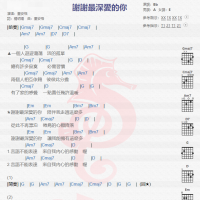 童安格《谢谢最深爱的你》吉他谱分享