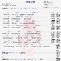 李圣杰《我懂了他》吉他谱分享