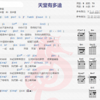 群星《天堂有多远》吉他谱分享