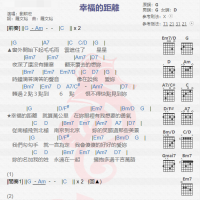 刘耕宏《幸福的距离》吉他谱分享