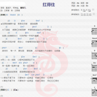 黄鸿升/ 柯有伦/ 窦智孔《扛得住》吉他谱分享