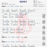 黄立行《我的样子》吉他谱分享