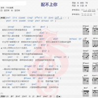 Fine乐团《配不上你》吉他谱分享