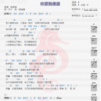 张卫健《你爱我像谁》吉他谱分享