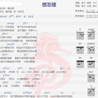 李友廷《想怎样》吉他谱分享