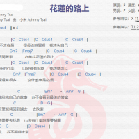小米《花莲的路上》吉他谱分享