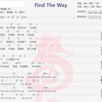 毕书尽《Find The Way》吉他谱分享