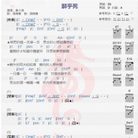 袁小迪《醉乎死》吉他谱分享