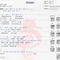 吴卓源《80486》吉他谱分享