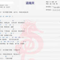 宋念宇《这几天》吉他谱分享